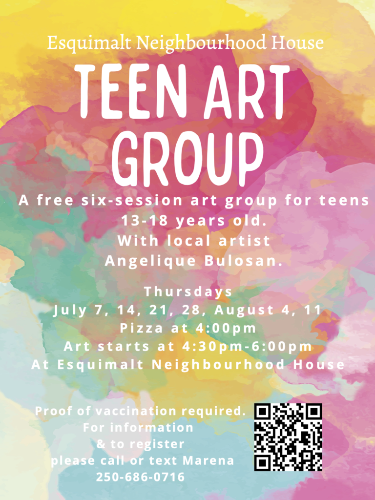 Teen Art Group Poster 2022